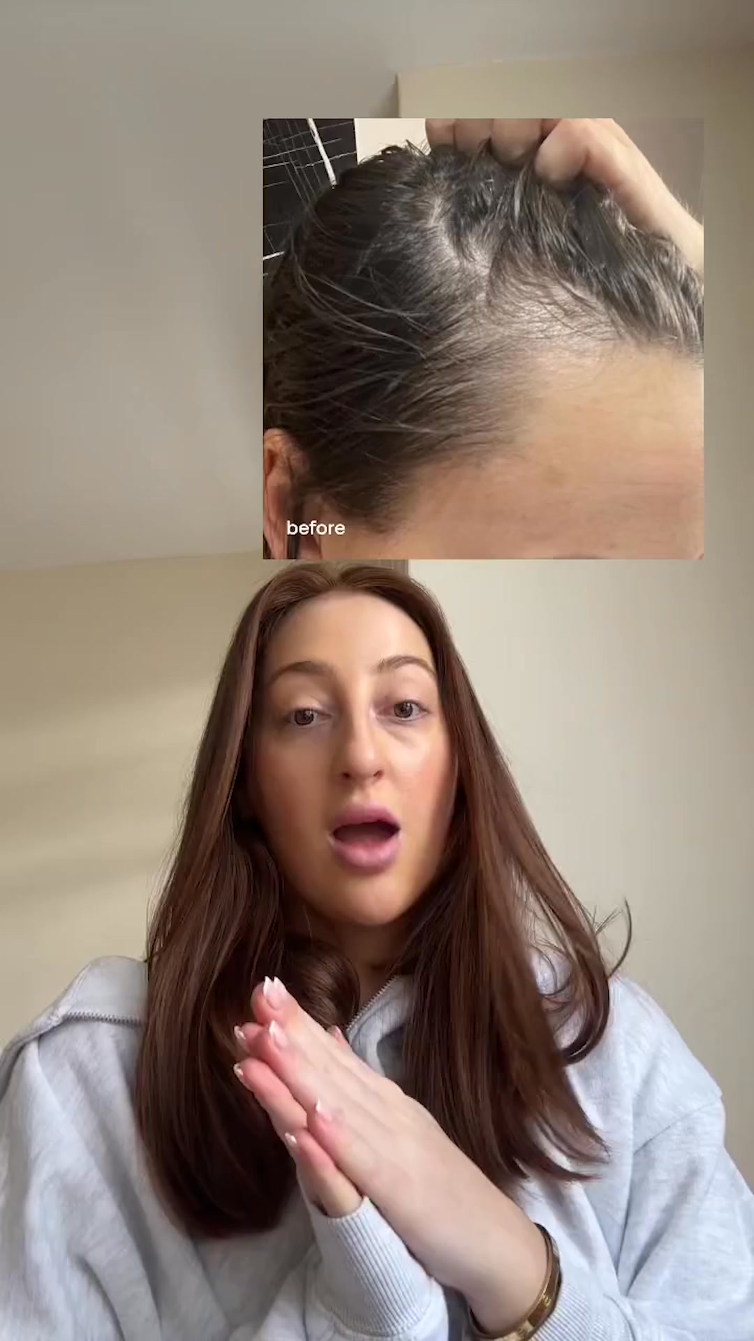 For thicker & fuller-looking hair.