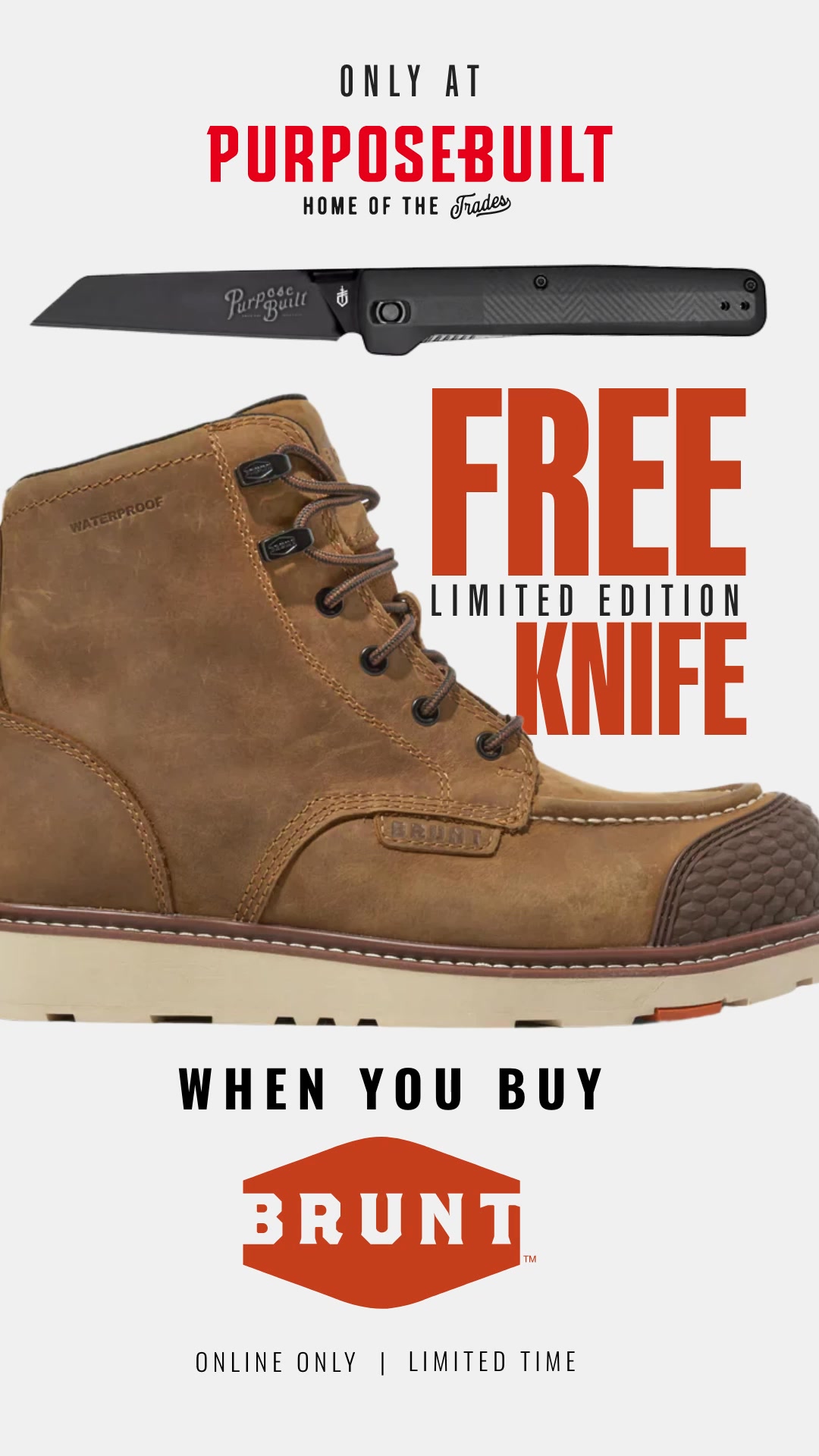 Free Limited Edition Purpose-Built Kn*fe with Purchase