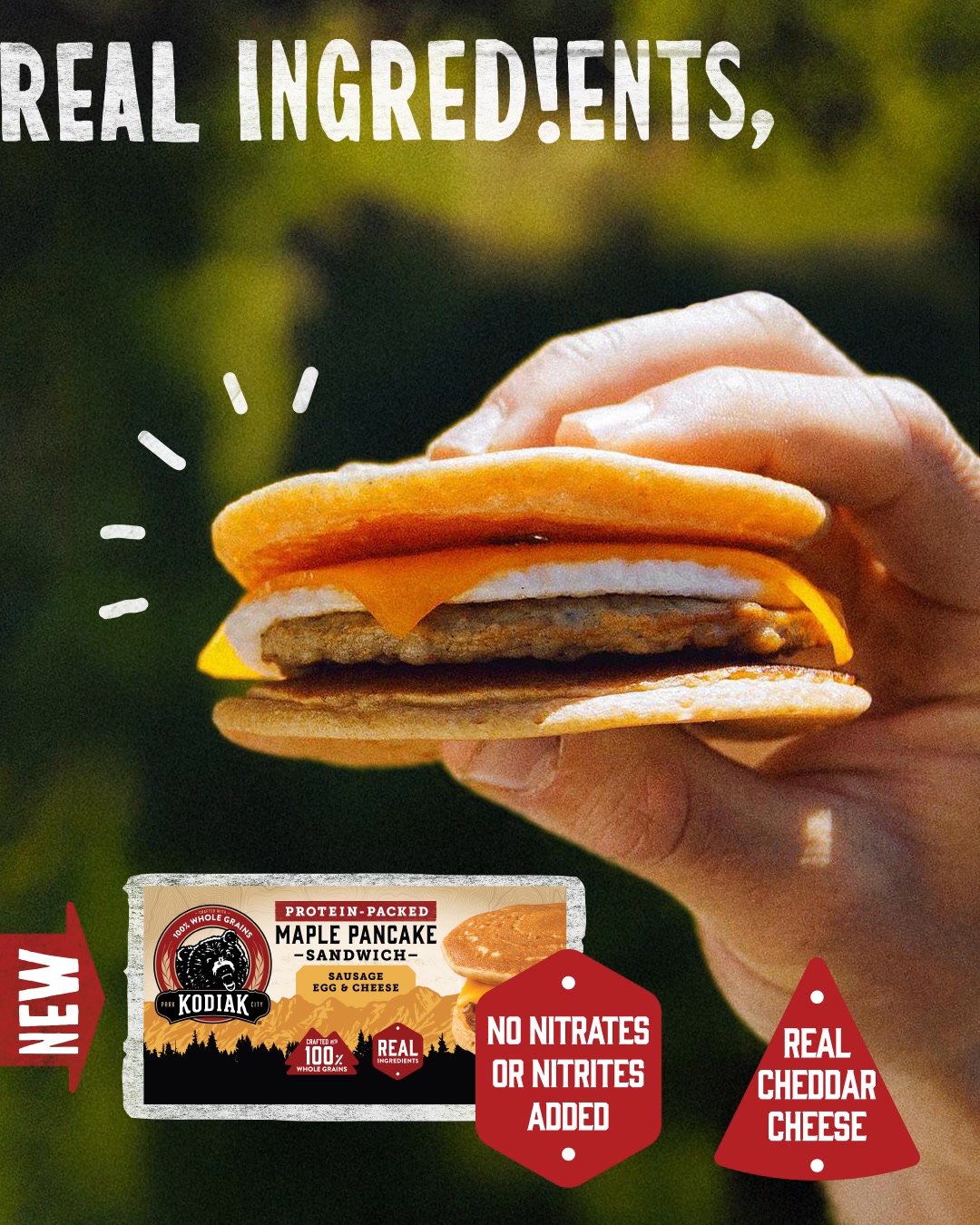 NEW Kodiak Breakfast Sandwiches
