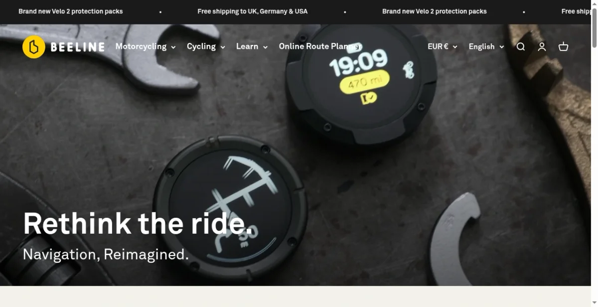 Beeline website screenshot