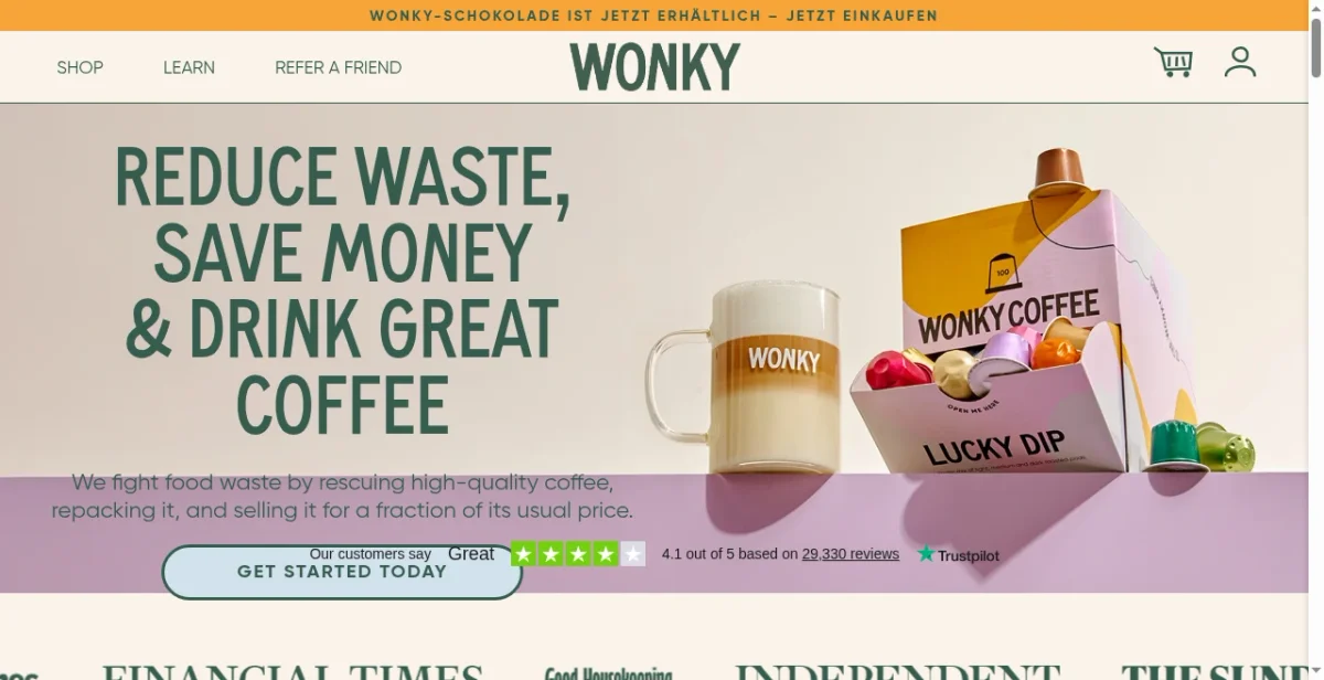 How Wonky Coffee Gets 76K/Mo (£231K... | Brandsearch