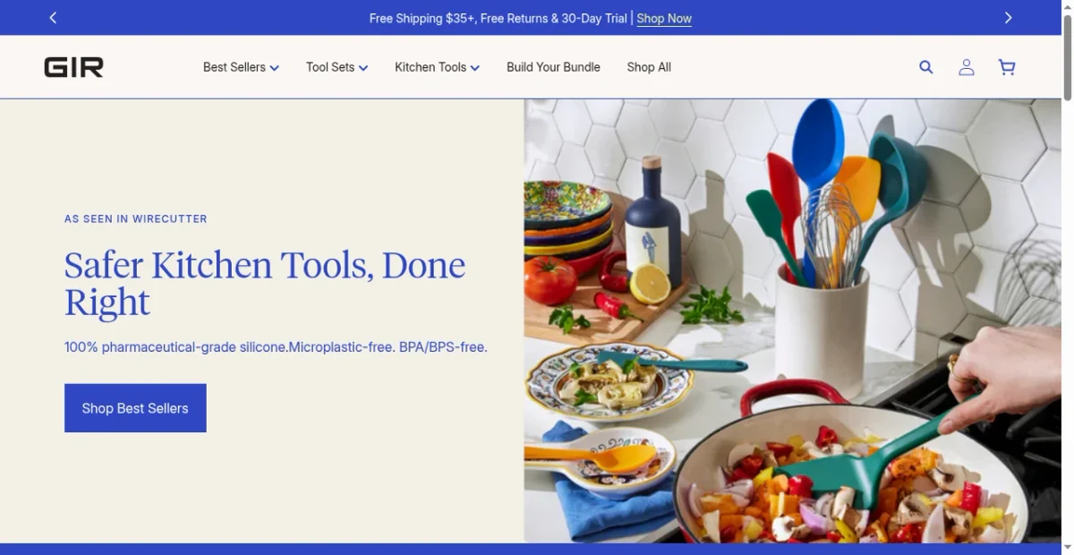 GIR.co website screenshot