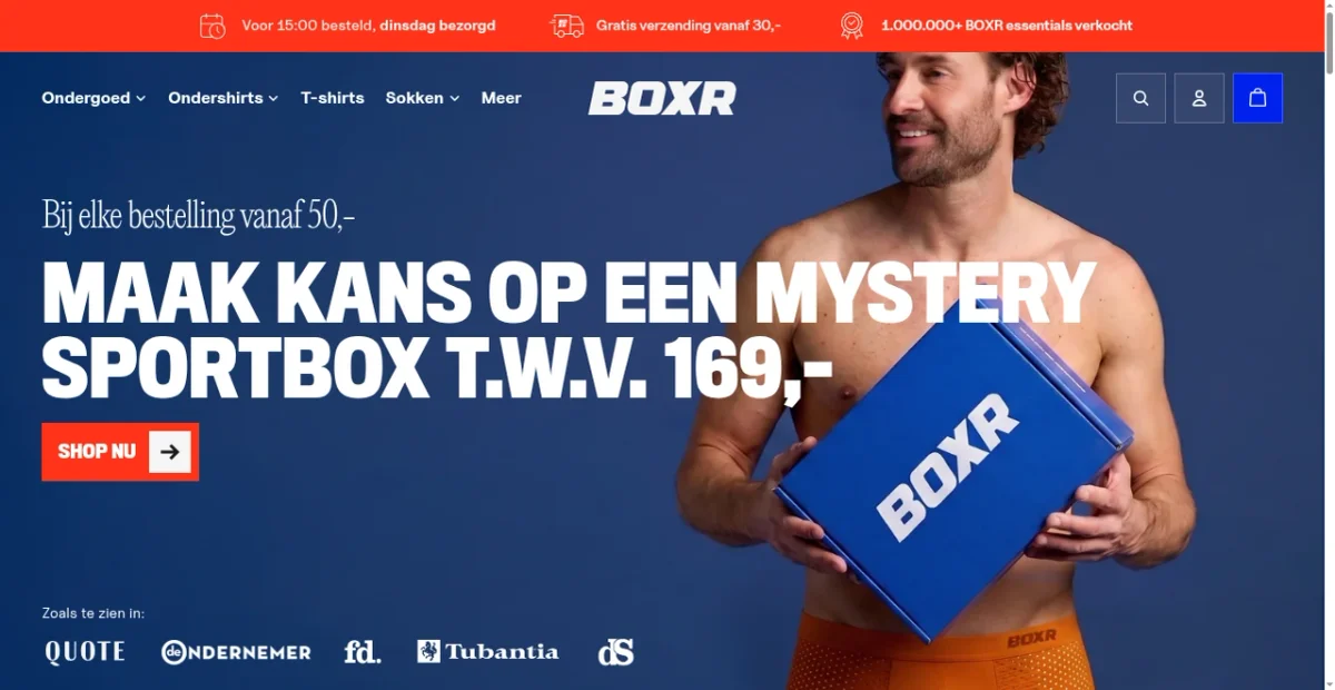 BOXR Underwear: 97K Visits/Mo, €359K... | Brandsearch