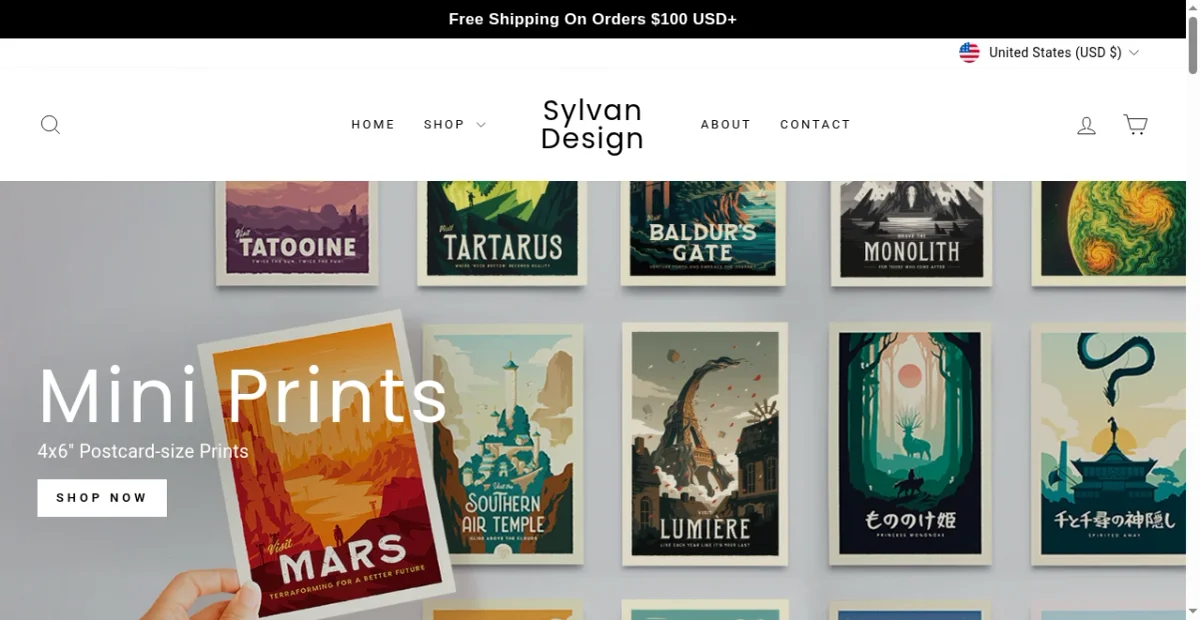 Sylvan Design website screenshot