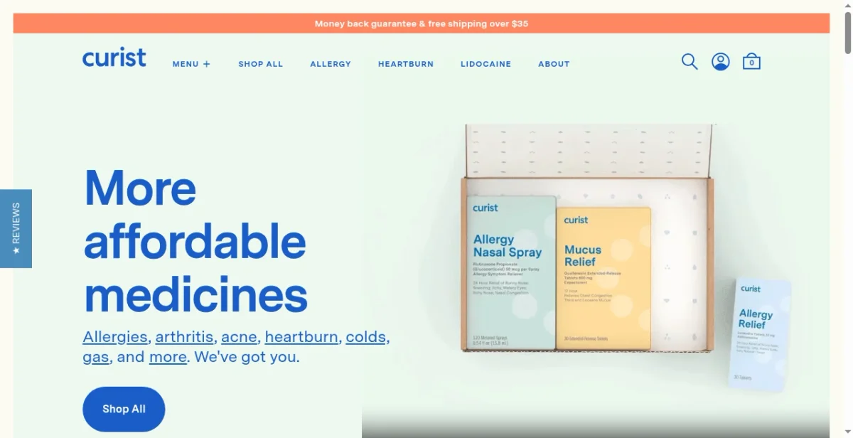Curist: 96K Visits/Mo, $357K Revenue Breakdown | Brandsearch