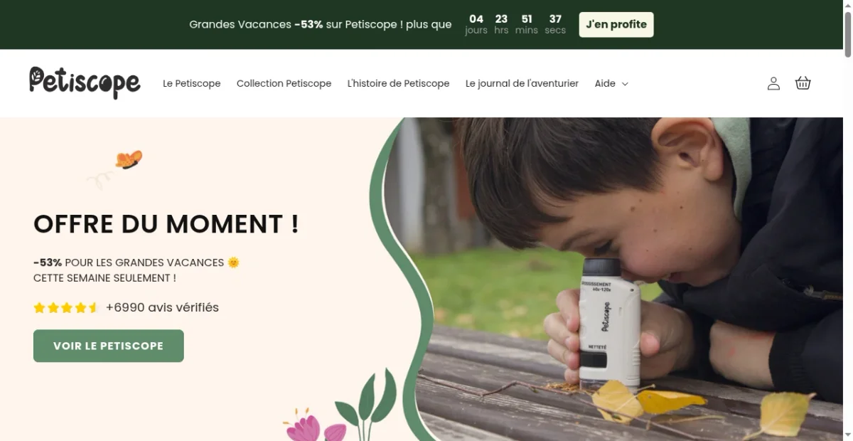 Petiscope website screenshot