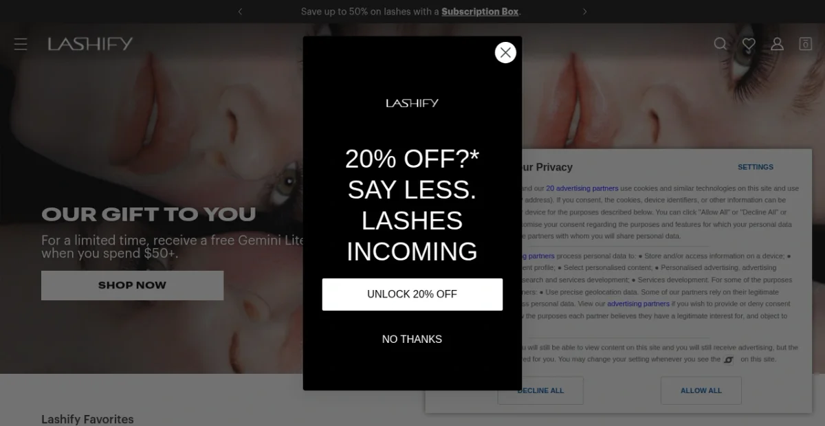 How Lashify Gets 320K/Mo ($1.3M Revenue... | Brandsearch