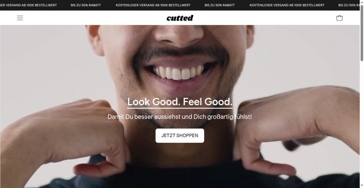 cutted website screenshot