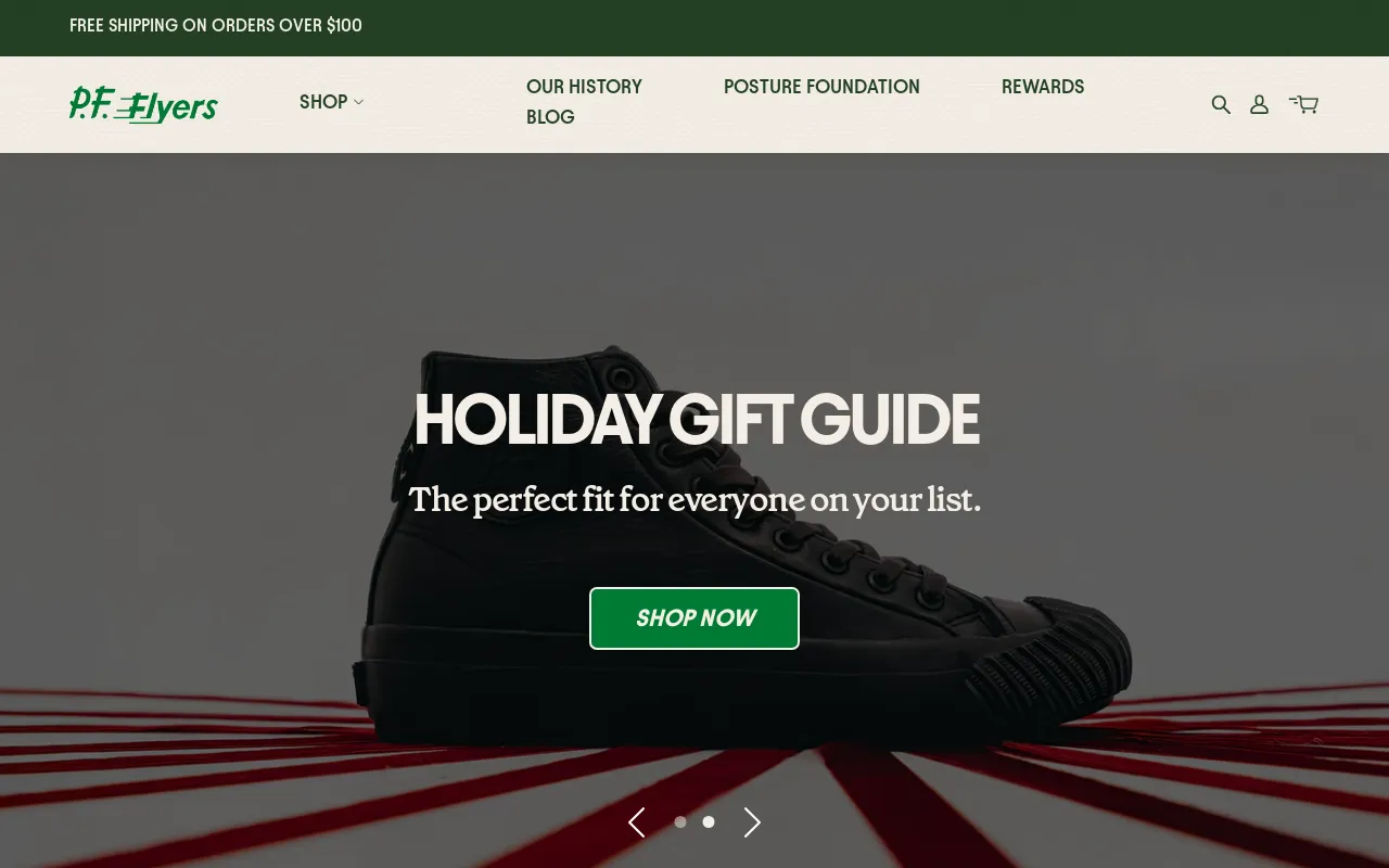 P.F. Flyers screenshot