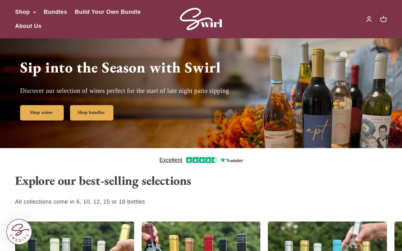 Swirl Wine Shop screenshot