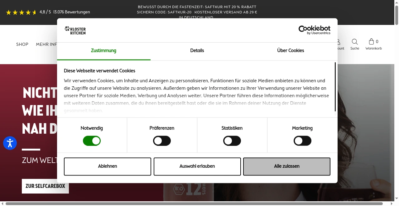 Kloster Kitchen screenshot