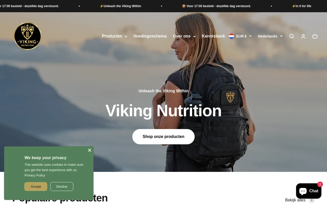Viking Nutrition screenshot