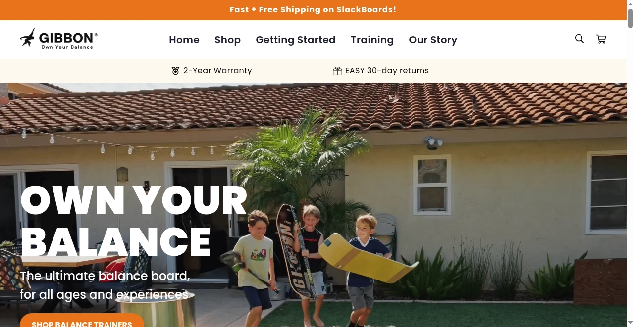 gibbon-canada.ca screenshot