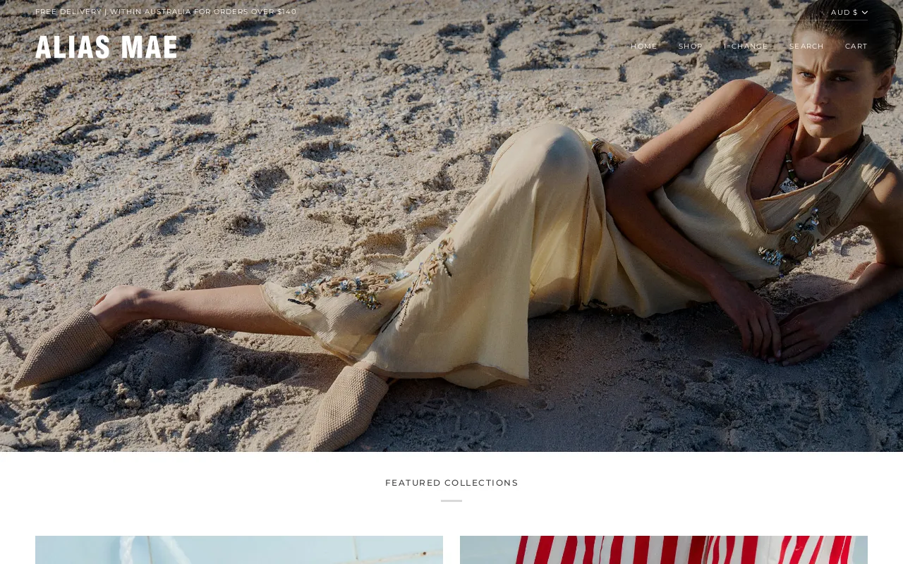 Alias Mae Australia screenshot