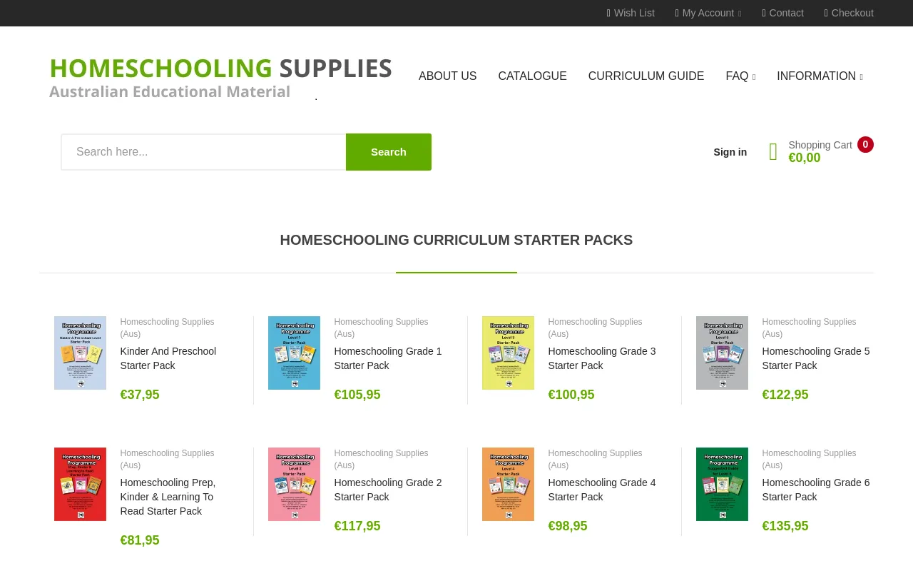 schooling Supplies (Aus) screenshot