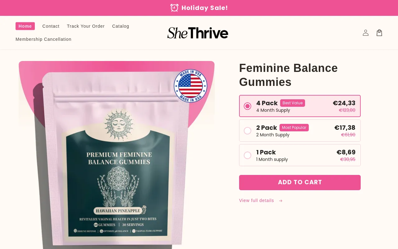 She Thrive screenshot