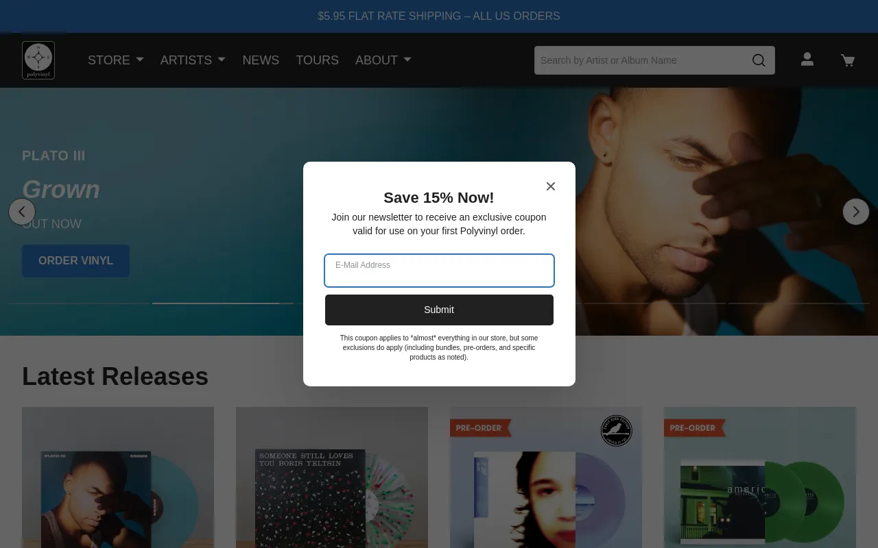 Polyvinyl Record Co. screenshot