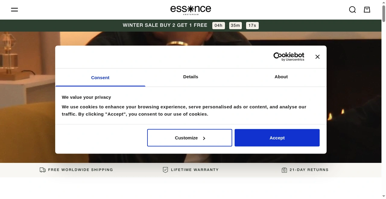 Essence Amsterdam screenshot