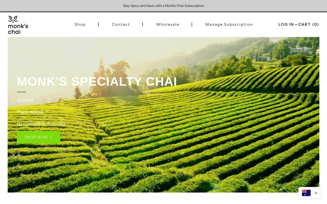 Monk's Chai screenshot