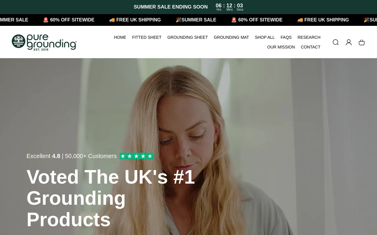 PureGrounding UK screenshot