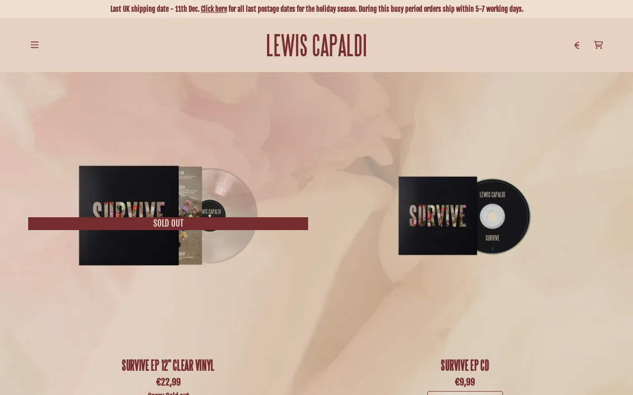 Lewis Capaldi screenshot