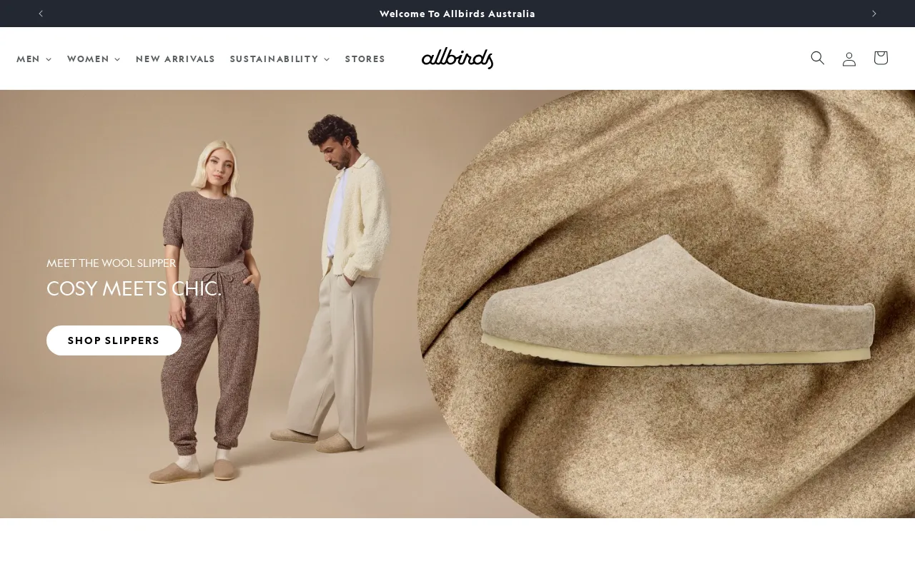 allbirds.com.au screenshot