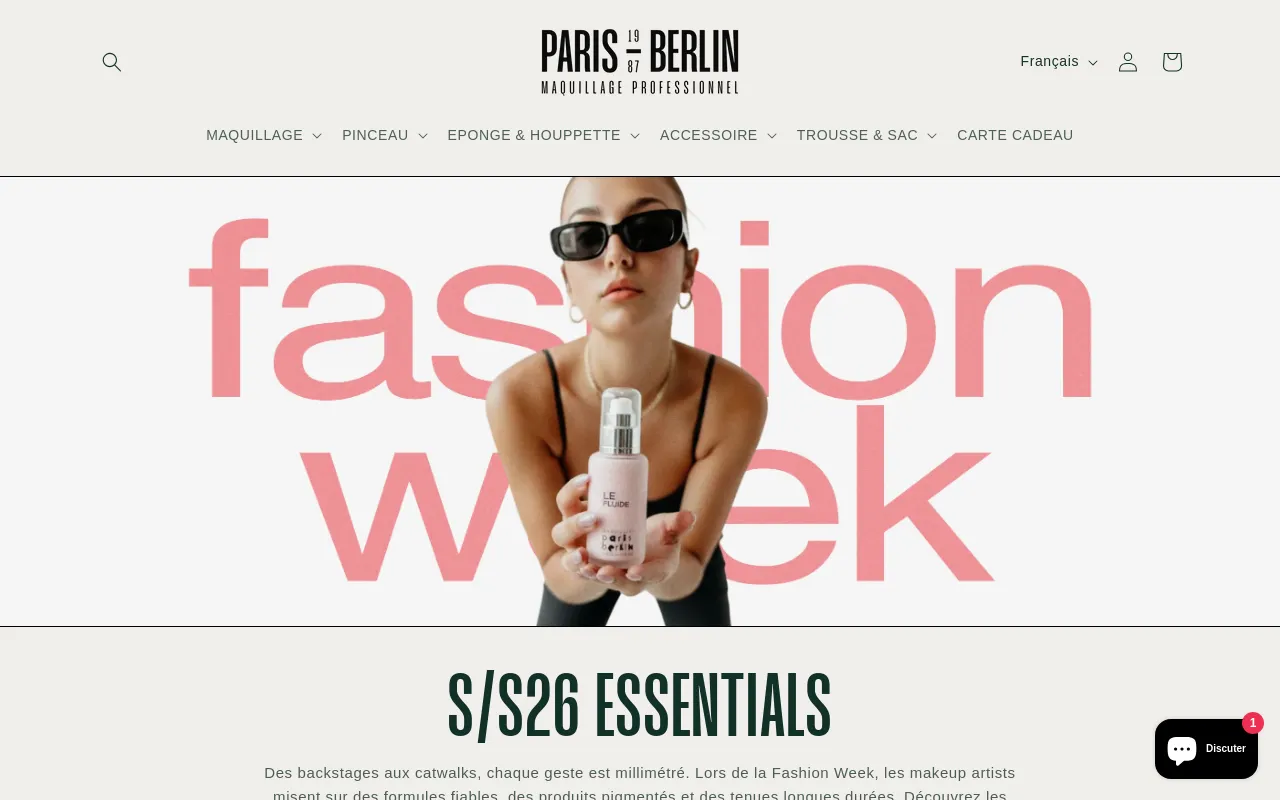 PARIS-BERLIN Maquillage Professionnel screenshot