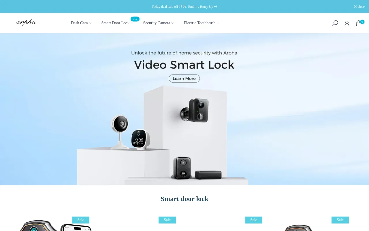 www.arphafr.com screenshot