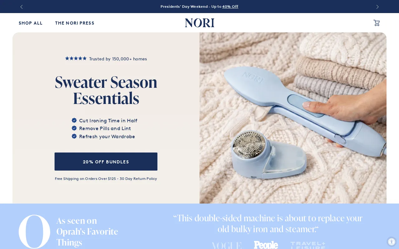 Nori Press screenshot