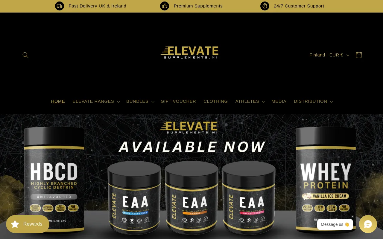 ElevateSupplementsNI screenshot