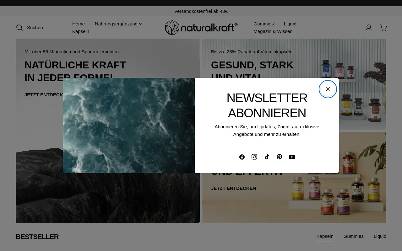 naturalkraft.de screenshot