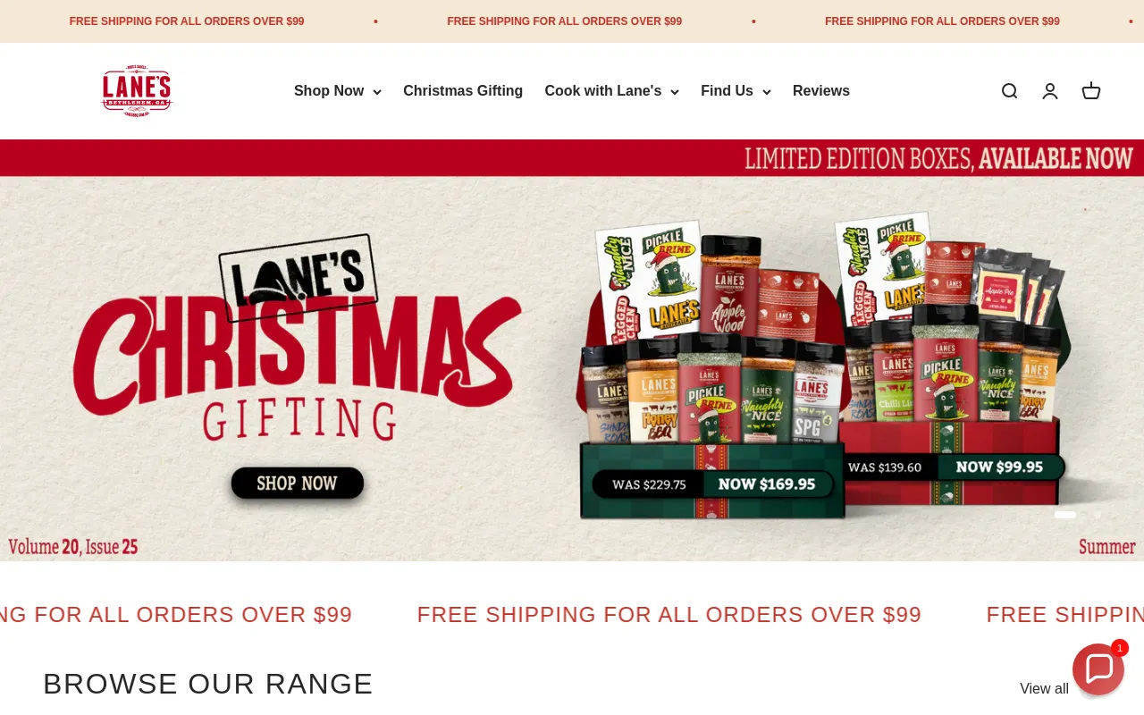 Lane's BBQ screenshot