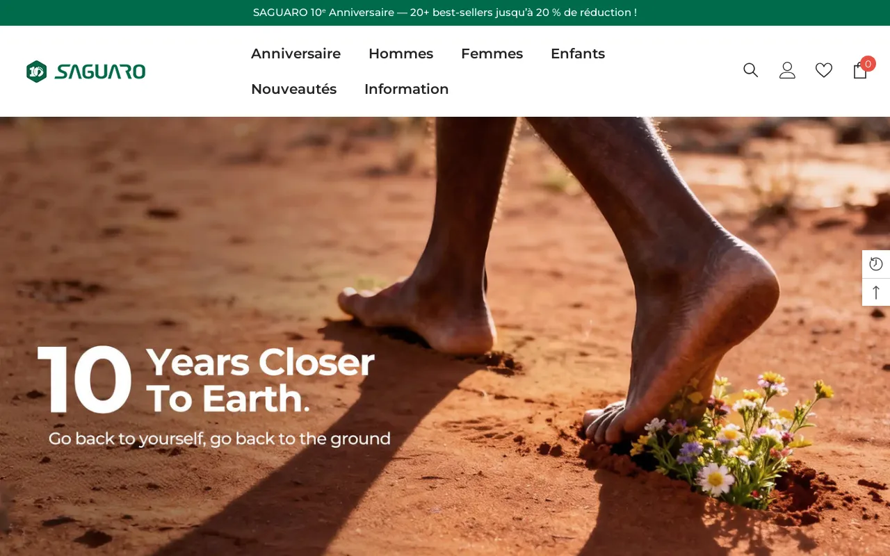 fr.saguaro.com website screenshot