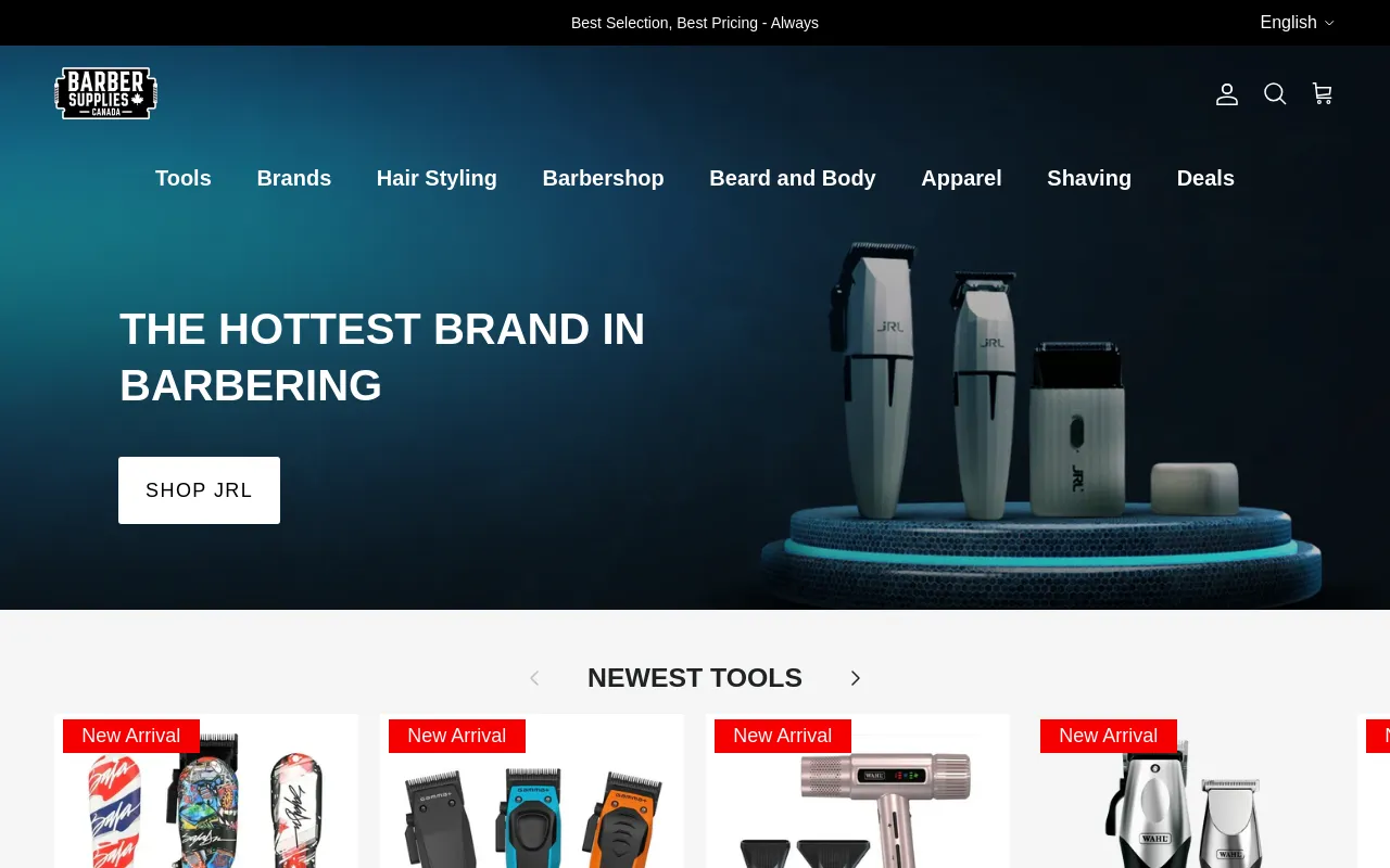 BarberSupplies Canada screenshot