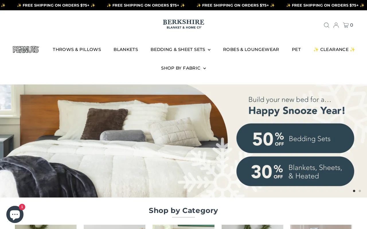 Berkshire Blanket Inc screenshot
