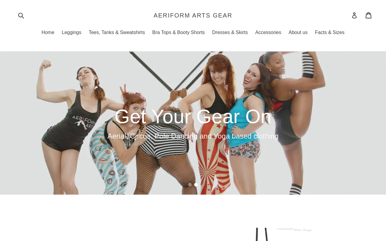 Aeriform Arts Gear screenshot