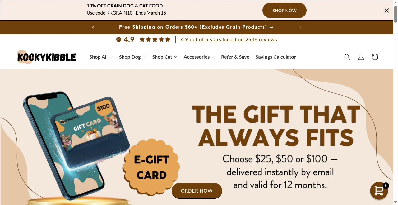 Kooky Kibble NZ screenshot