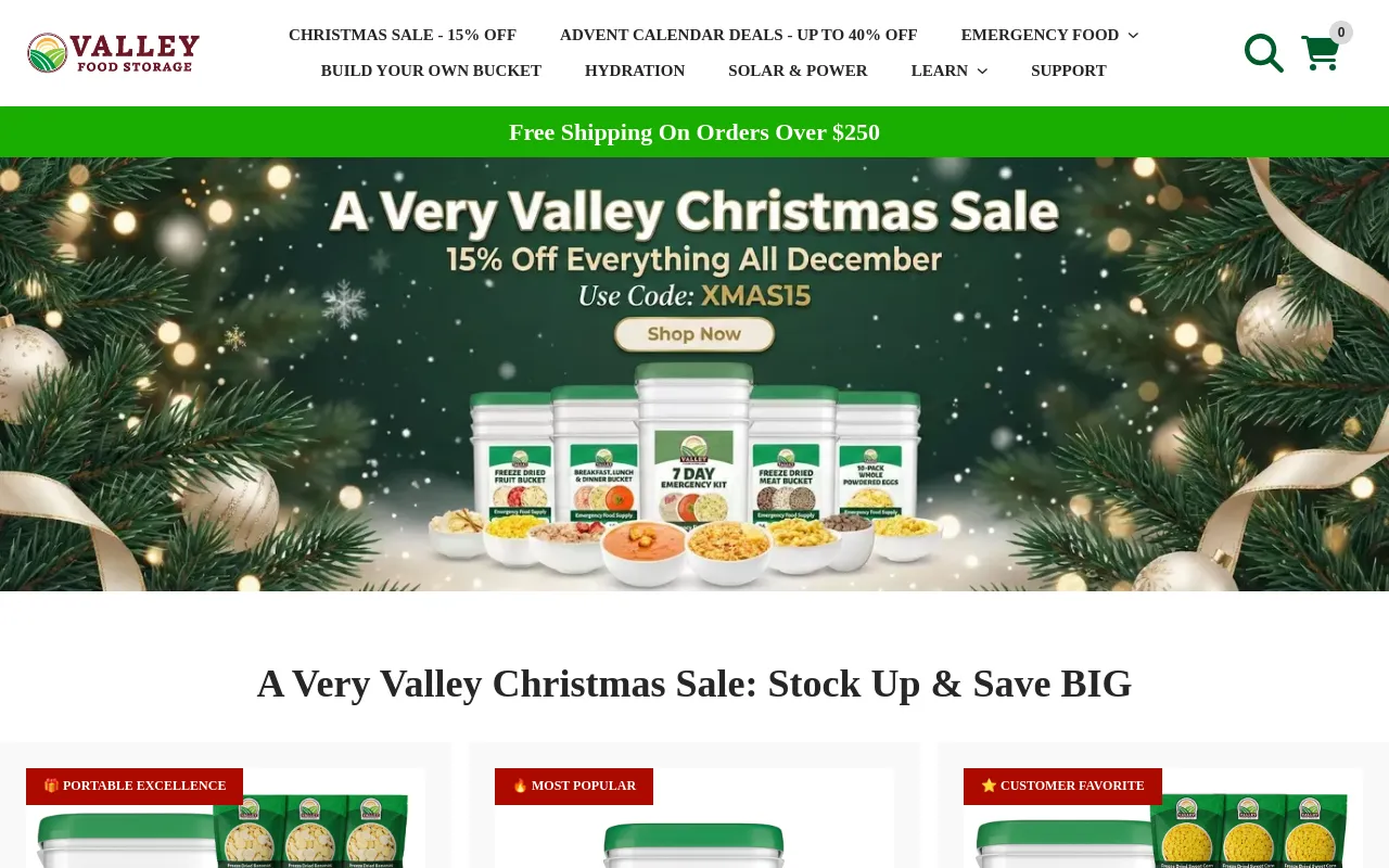 Valley Food Storage screenshot