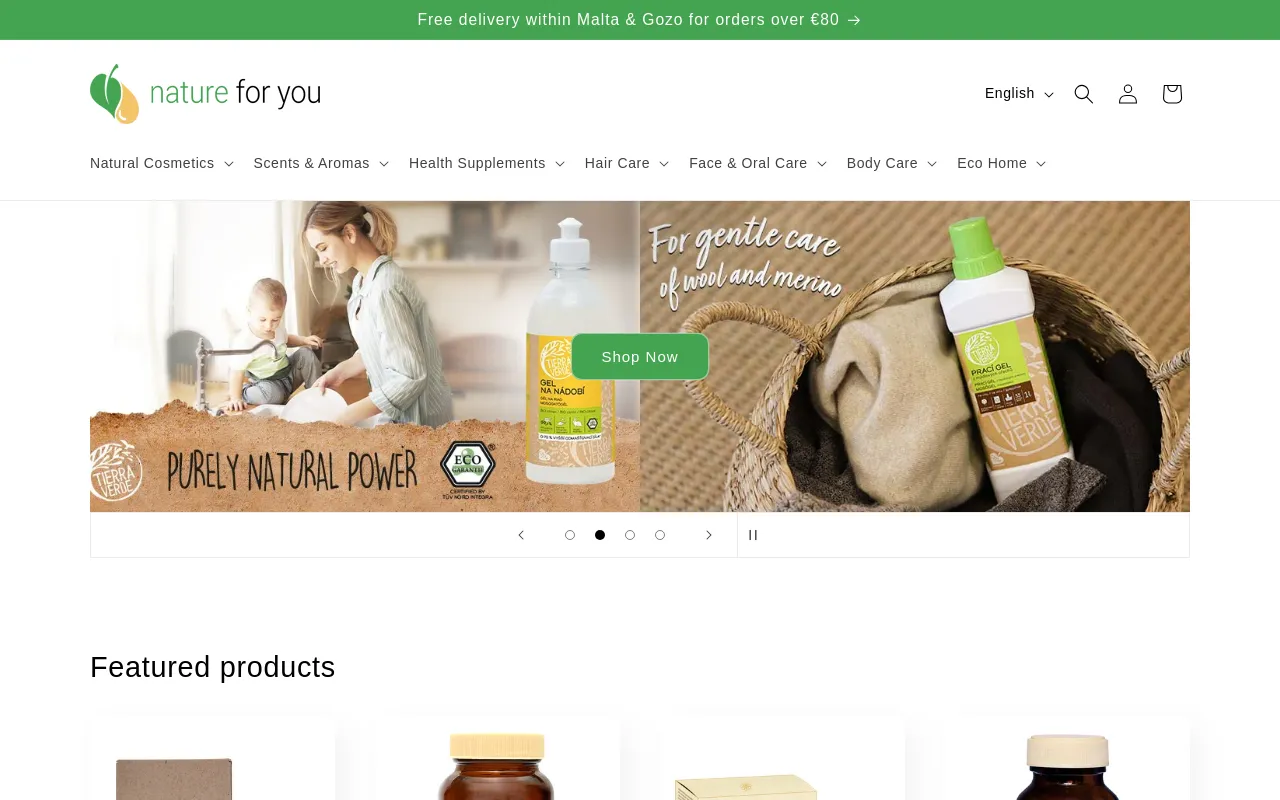 NatureForYou.shop screenshot