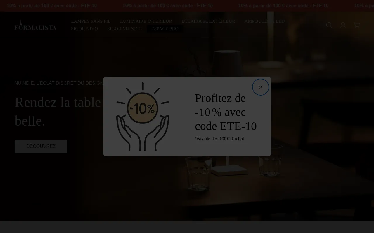 Formalista.fr website screenshot