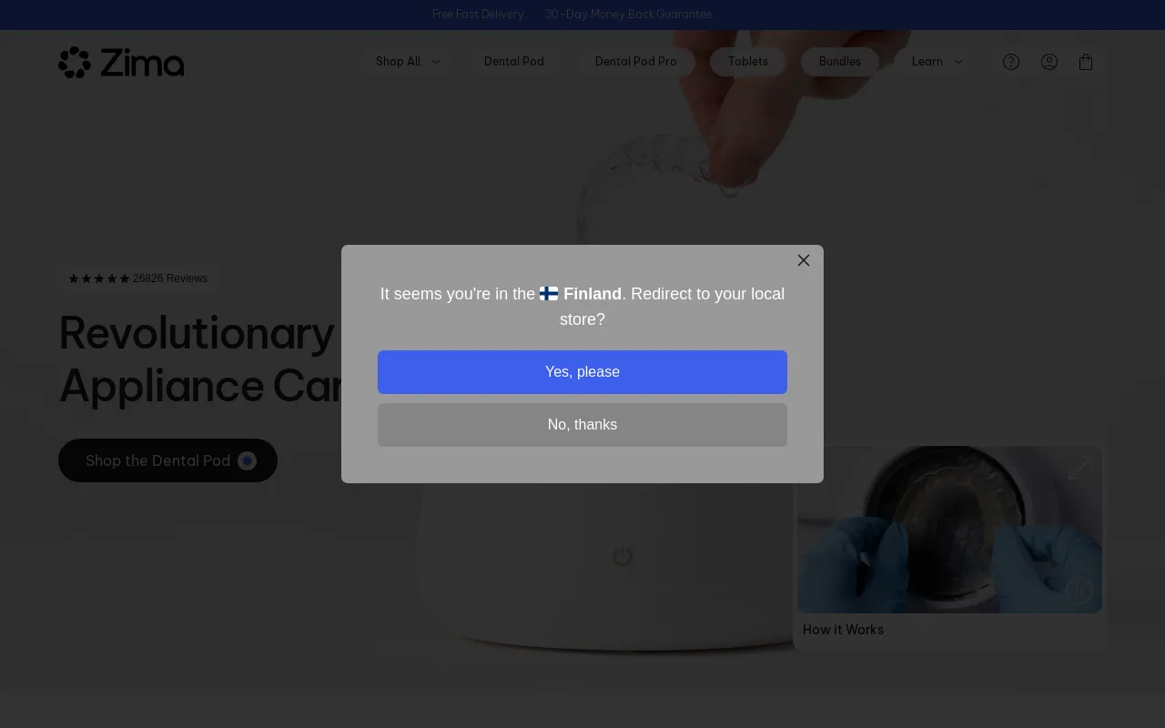 ZIMA DENTAL US screenshot