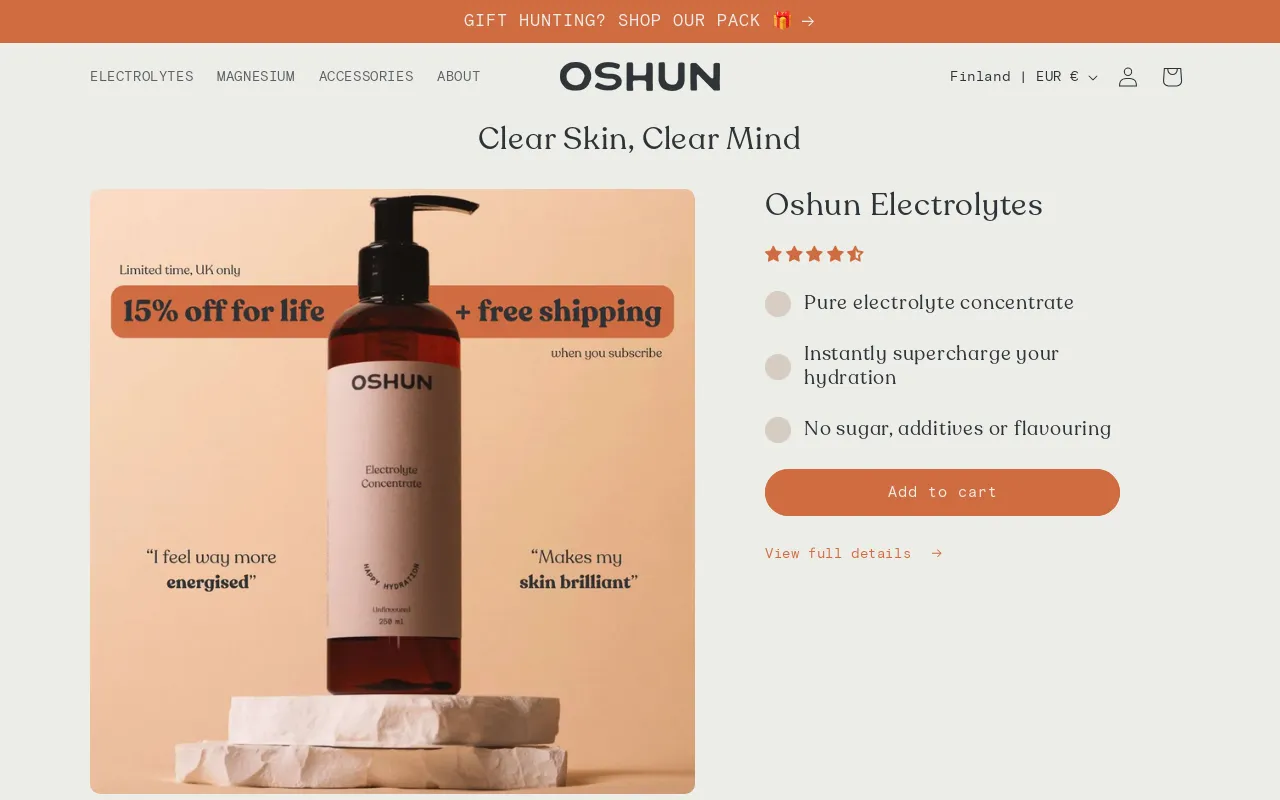 Drink Oshun screenshot