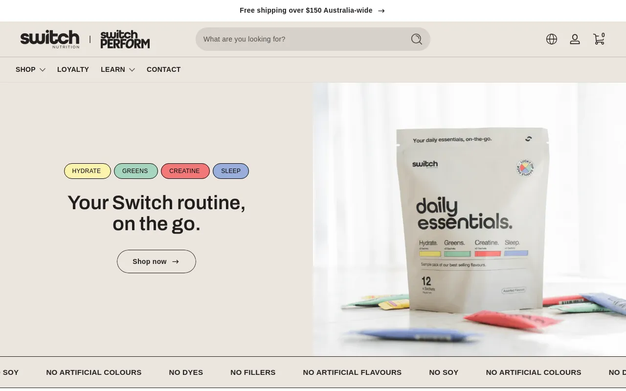 Switch Nutrition screenshot