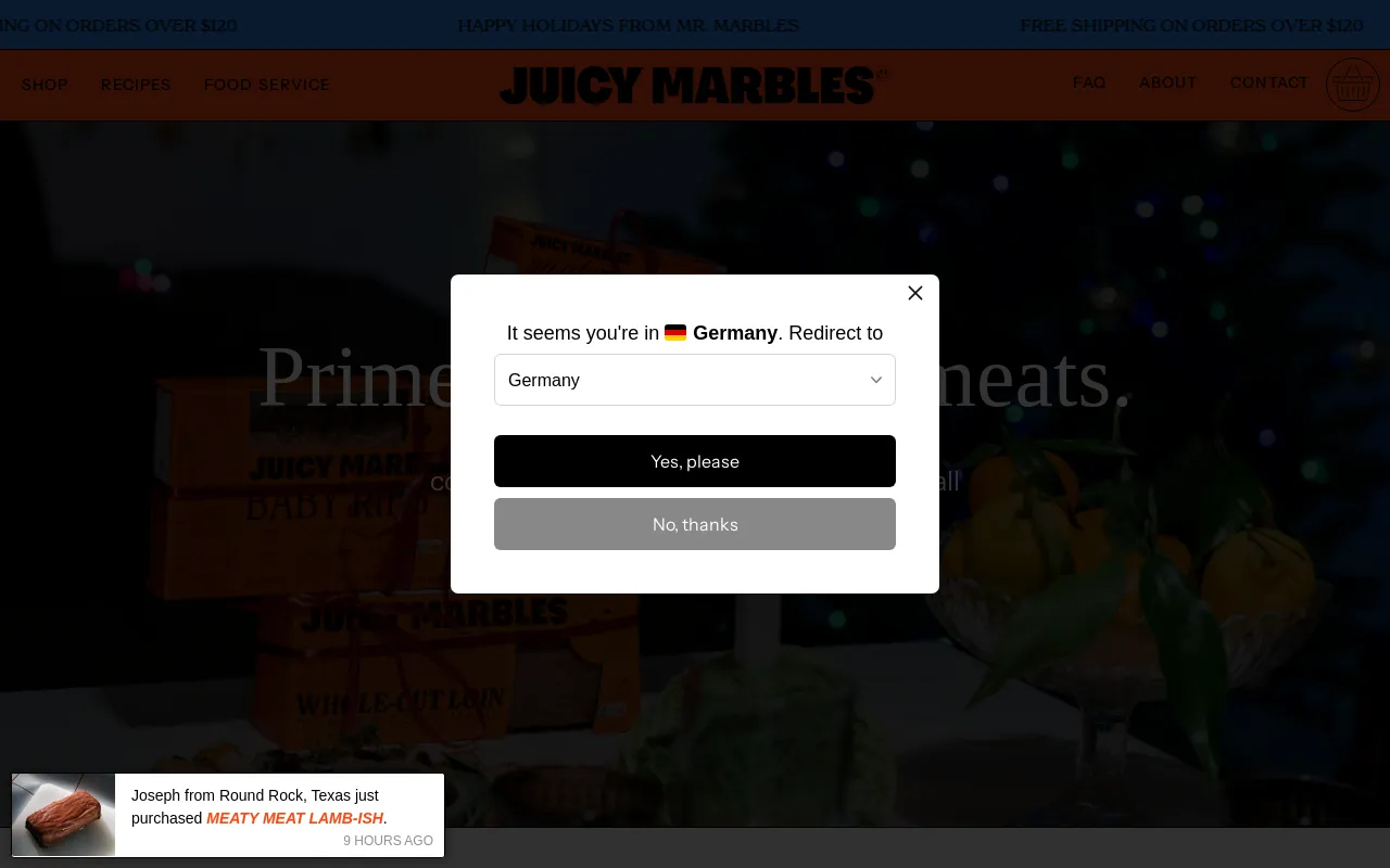 juicymarbles.com screenshot