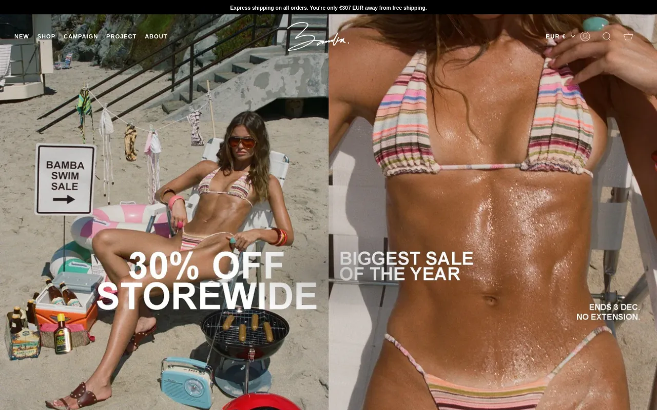 BĀMBA Swim USA screenshot