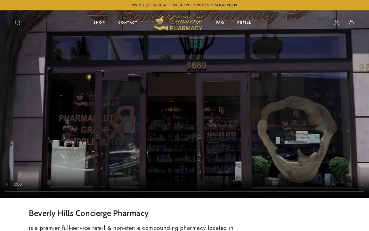Beverly Hills Concierge Pharmacy website screenshot