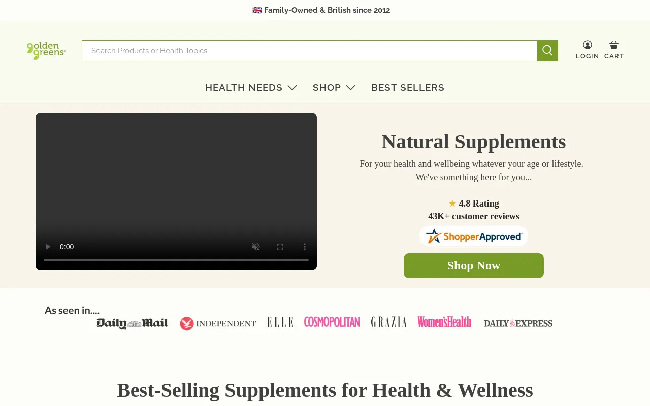 Golden Greens Organic Ltd screenshot