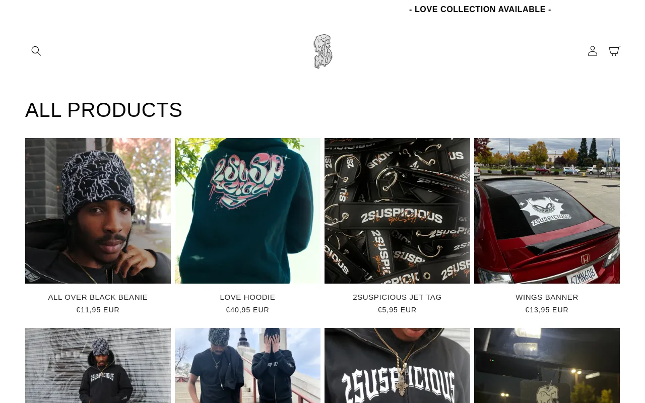 2SUSPICIOUS website screenshot