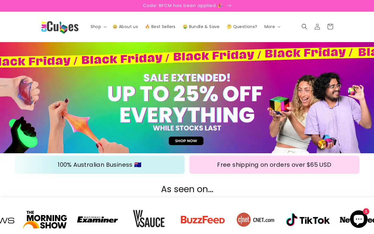 CMY Cubes screenshot