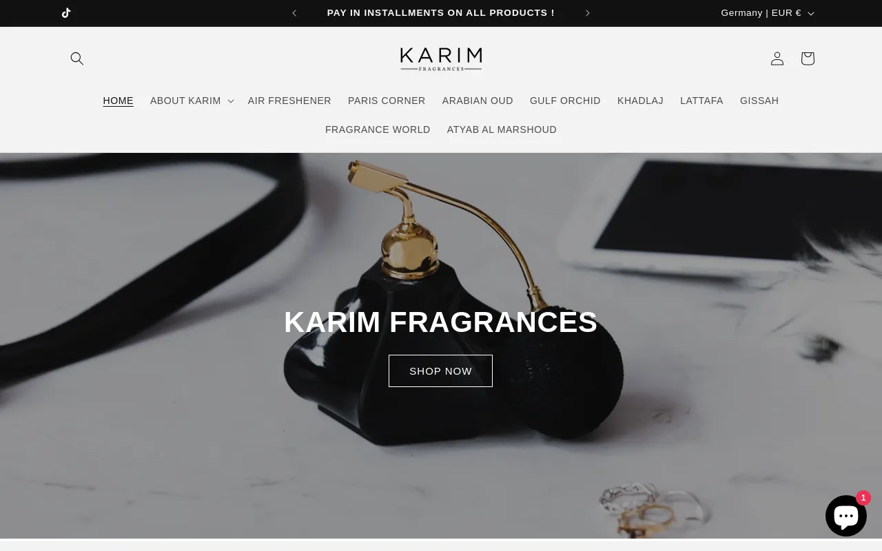 Karim Fragrance screenshot